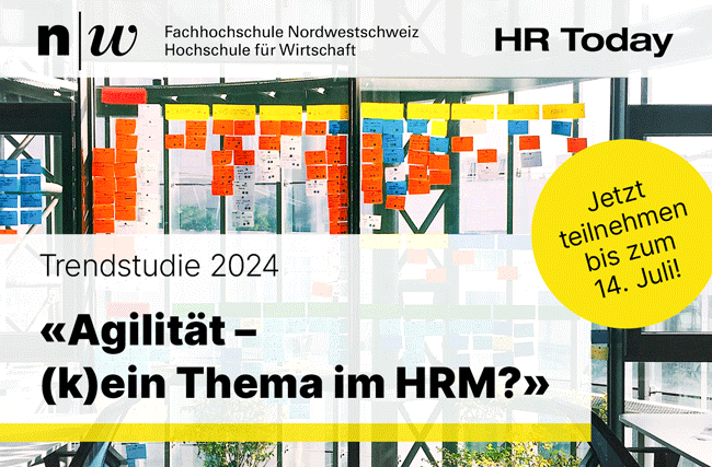 Trendstudie HR Today und FHNW zum Thema Agilität und HRM