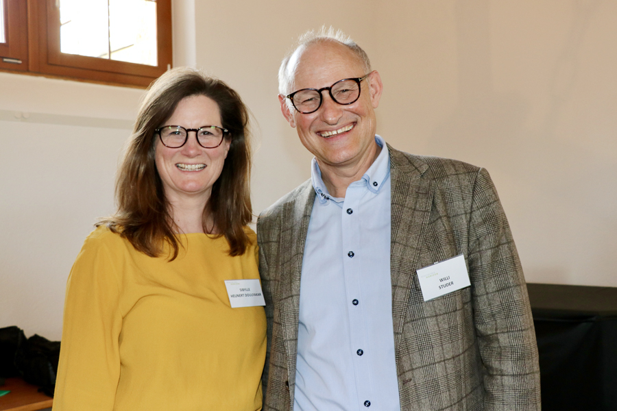 Sibylle Heunert Doulfakar et Willi Studer, coorganisateurs des Rencontres Horizon