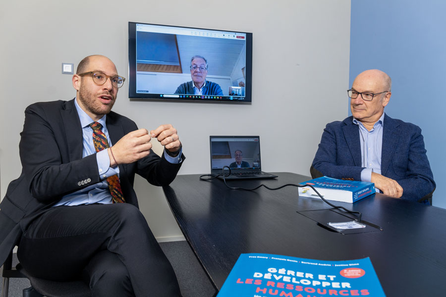 Bertrand Audrin, François Gonin et Yves Emery en interview