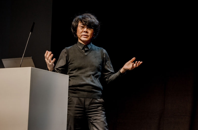 Keynote Speaker Prof Dr Hiroshi Ishiguro referiert über Robotik am HR FESTIVAL europe