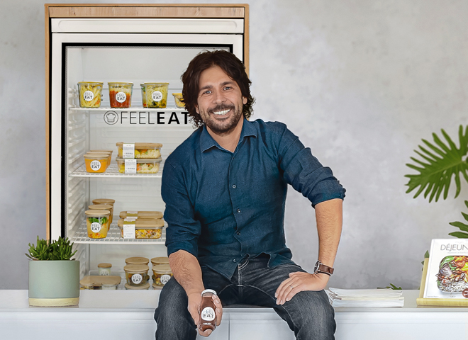 Marco Barboza, cofondateur de l'entreprise Feel Eat