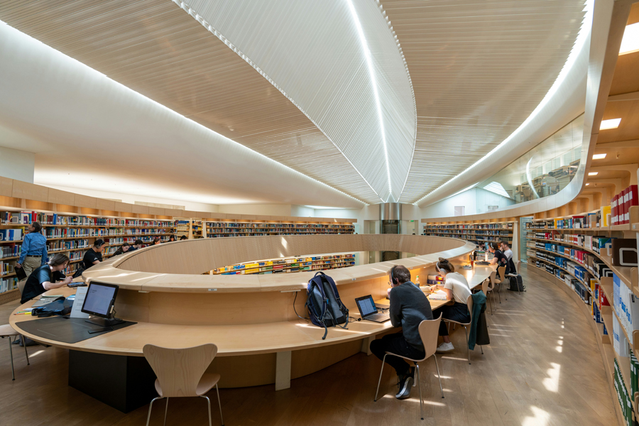 La bibliothèque de la faculté de droit de l'Université de Zurich