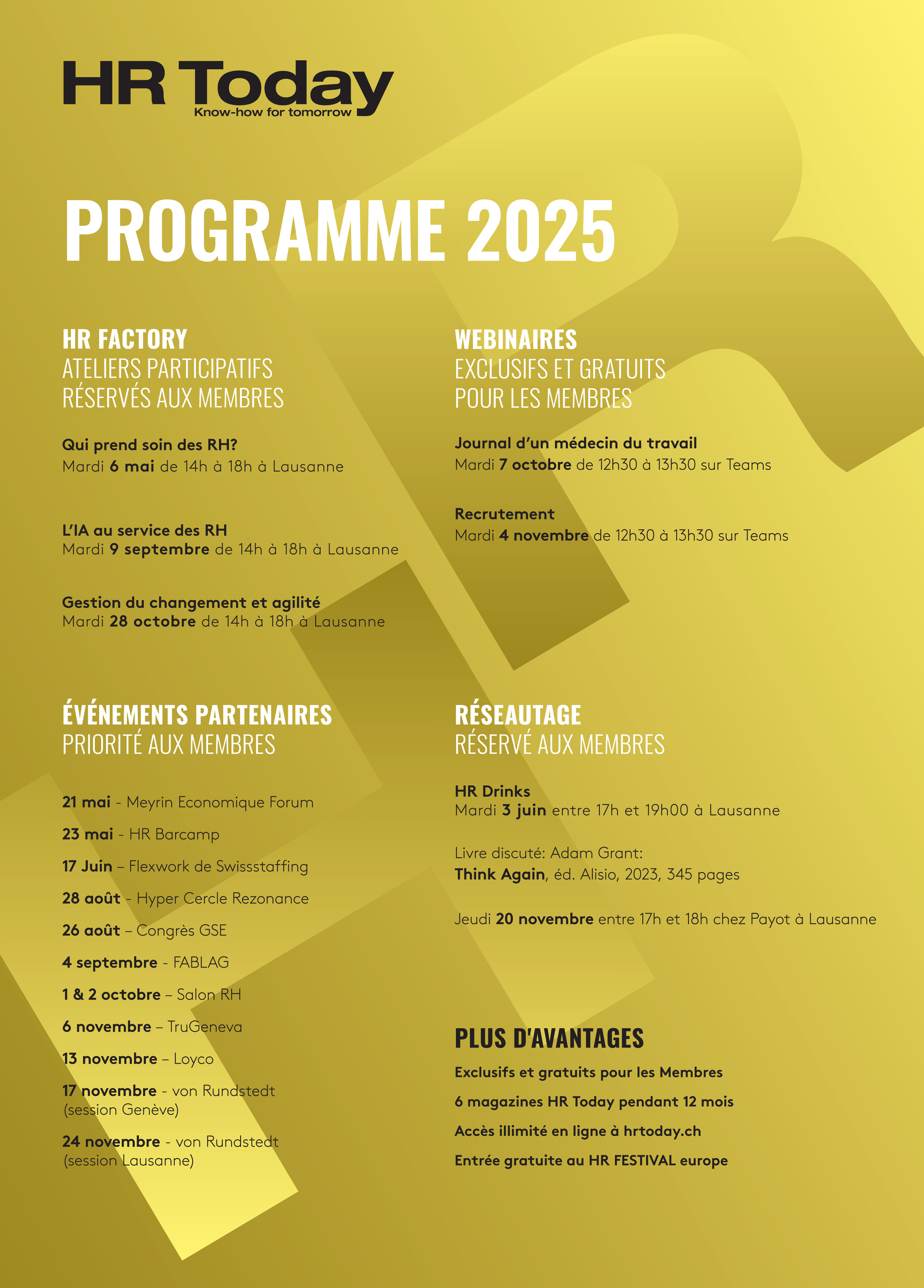Programme Membership 2025