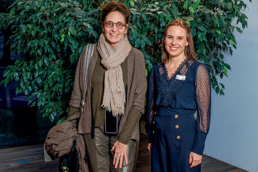 Geneviève Morand, Fondation Rezonance, et Claire Leeming, directrice exécutive du programme MRHC