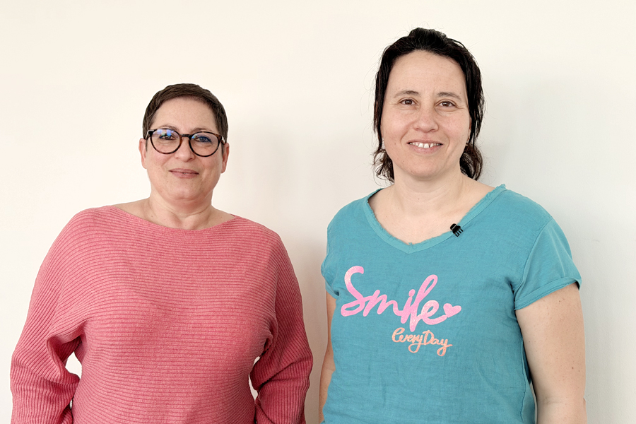 Stefanie Hasler et Lamia Ben Hamida, chercheuses à la Haute École Arc
