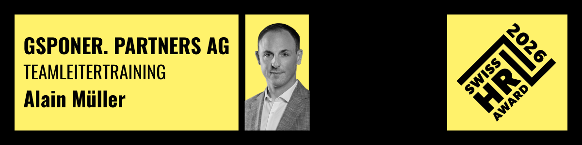 GSPONER. PARTNERS AG – TEAMLEITERTRAINING – Alain Müller