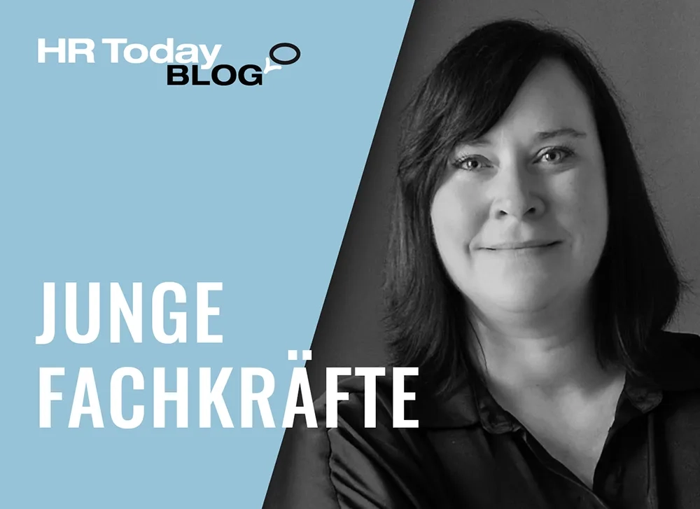 Teaserbild für den Blog Junge Fachkräfte mit Autorenbild, das Birgit Eberle zeigt