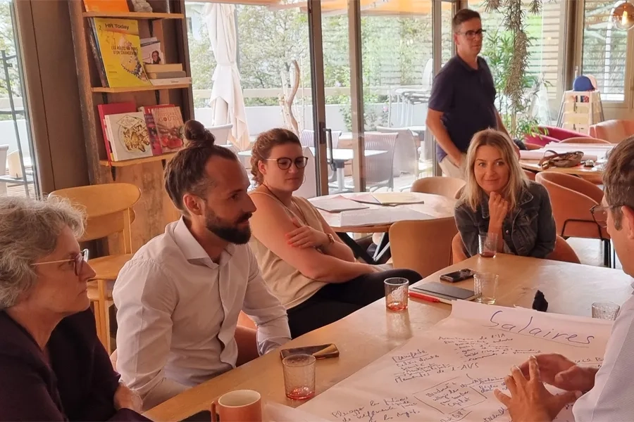 Atelier HR Factory du 9 septembre 2025 au Hungry Bear à Lausanne. (photos: Héloïse Deliry)