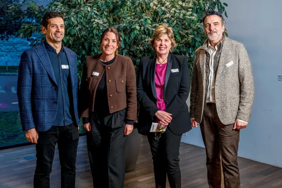 Daniel Loureiro (Astural), Andrea Collins (HR Vaud), Sandra Schweighauser (BusinessKeys) et Laurent Tornare (HR Vaud)