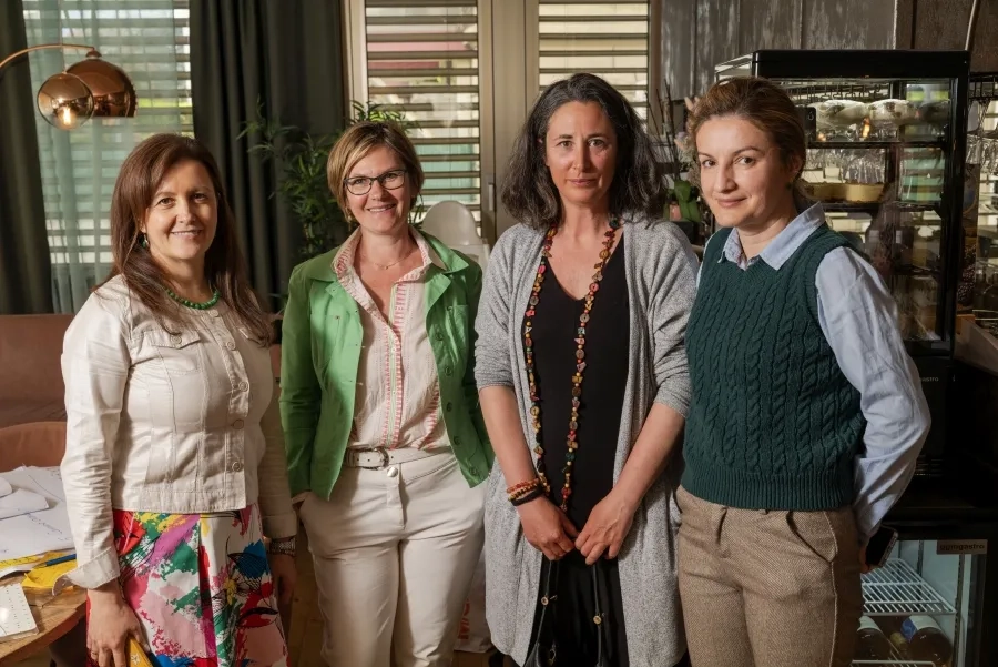 Rodica Zerguine, Arys; Joëlle Bédat, Gouvernance RH; Katia Pezuela, AlterNeo et Iulia Popescu, Applic8