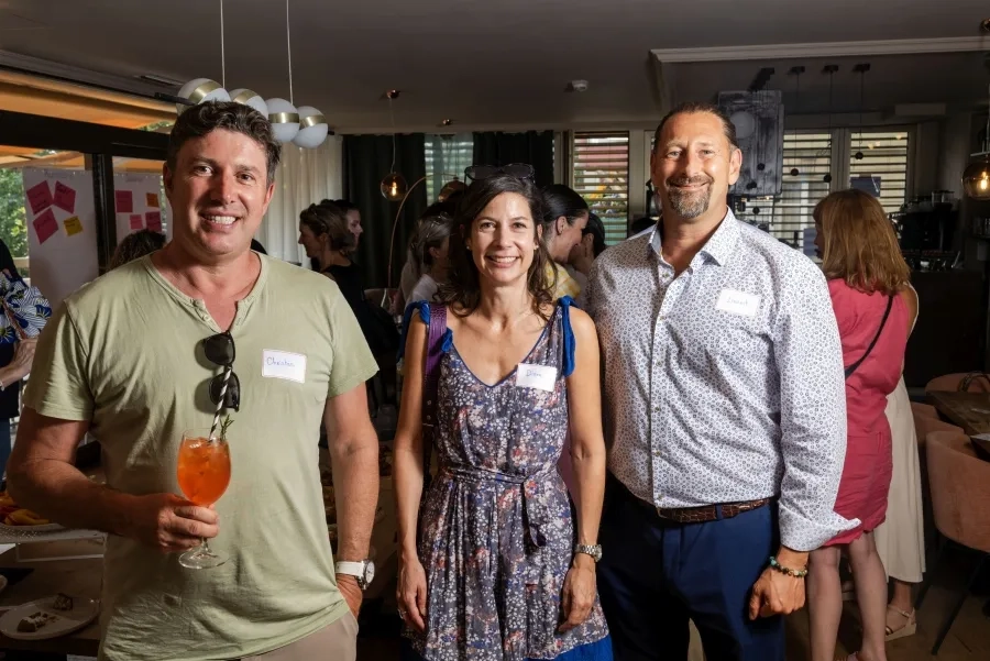 Christian Wyssmüller, président de la SSST (Société suisse de santé et sécurité au travail); Diane Duperret, aequilibrium et Laurent Mas, The Space.