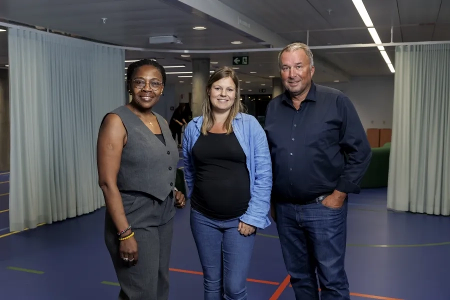 Nicole Fante Tchuante, Etat de Genève; Laetitia Breavoine, ID Quantique et Dimitri Guilbaud, ADP.