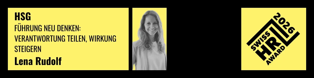 HSG – FÜHRUNG NEU DENKEN: VERANTWORTUNG TEILEN, WIRKUNG STEIGERN – Lena Rudolf