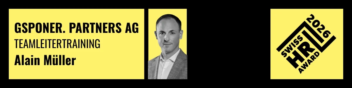 GSPONER. PARTNERS AG – TEAMLEITERTRAINING – Alain Müller