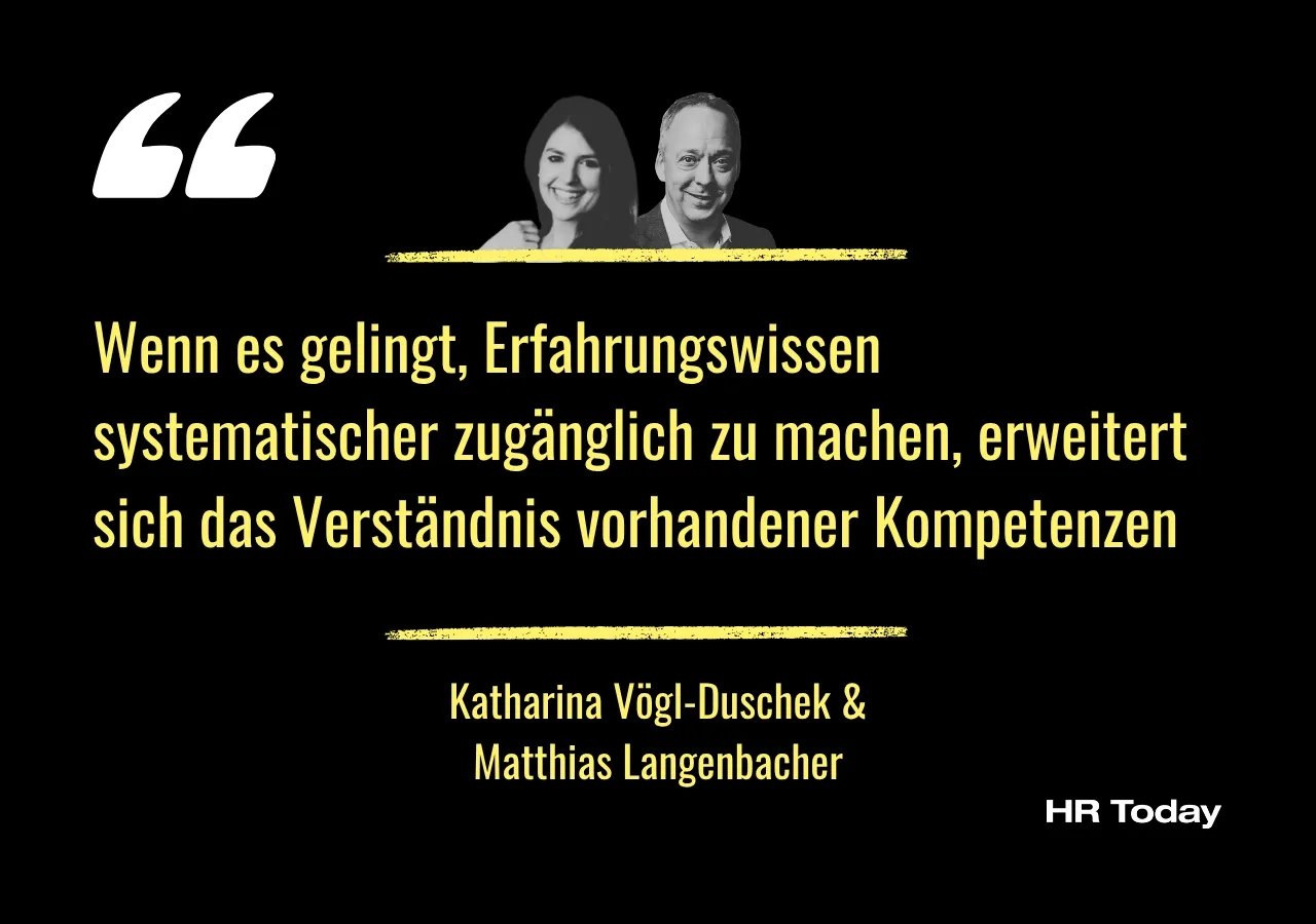 Zitatgrafik: Wenn es gelingt, Erfahrungswissen systematischer zugänglich zu machen, erweitert sich das Verständnis vorhandener Kompetenzen